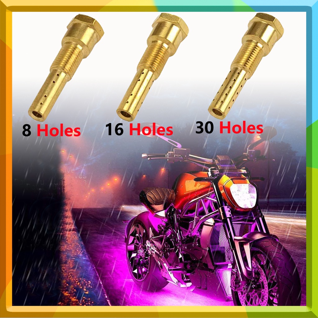 Carburetor Nozzle 8/16/30 Holes Carburetor Main Nozzle for Keihin OKO KOSO PE PWK FCR Carb
