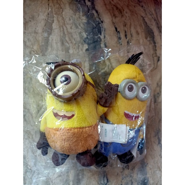 Minions and Hawk stuffed toys with markings | Shopee Philippines