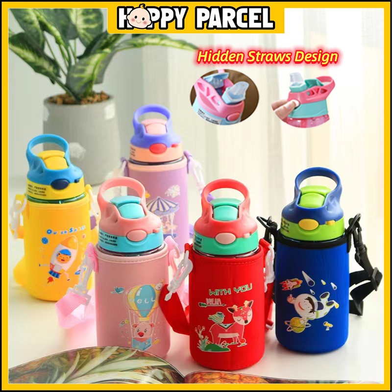 Tumbler for Kids Cartoon Cute Water Bottle for kids Tumbler with Hidden
