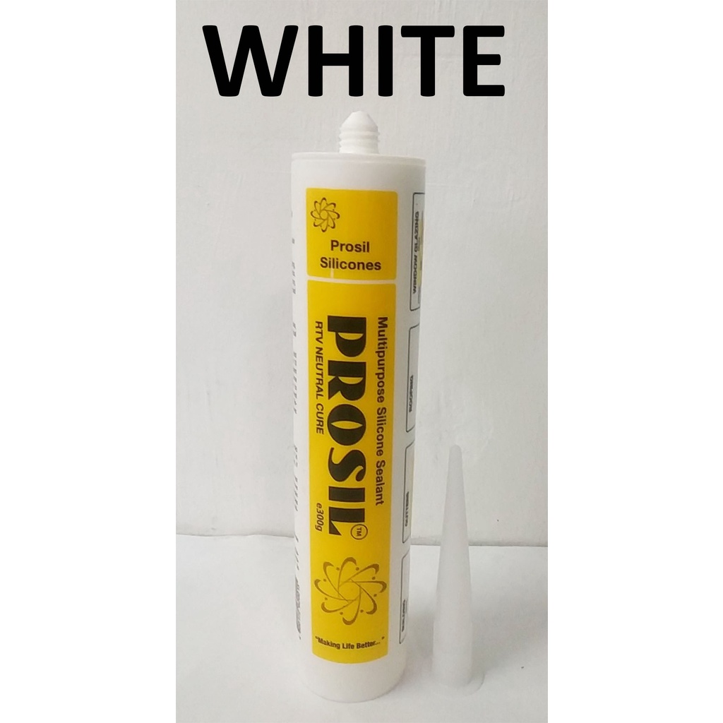 PROSIL SILICONE SEALANT MULTI PURPOSE WHITE 300GRAMS