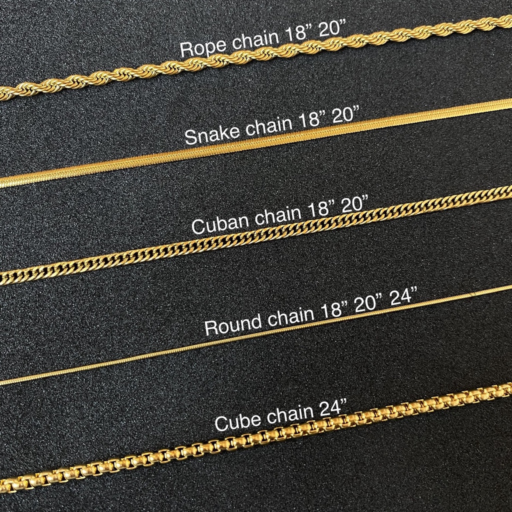 Cabalen Chains Chains 18k Gold Plated Stainless steel Chains Non