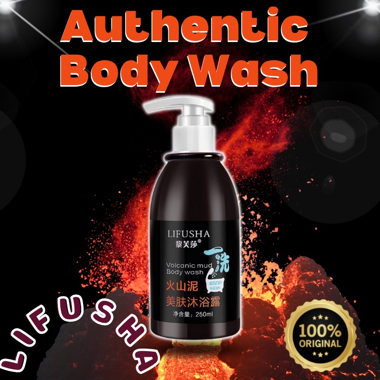 Lifusha Volcanic Mud Body Wash Whitening Body Wash Moisturizer