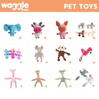 Waggle & Co. Drew the Dog  -  Toy for Big Dogs - Pet (Dog/Cat) Play & Squeaky Chew Toy #5