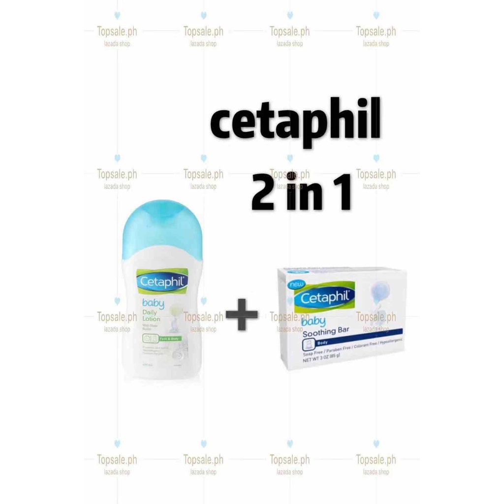 COD cetaphil Daily Lotion400ml + BABY sopa 127gIn stock COD