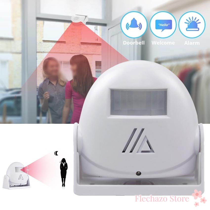 Antitheft Induction Doorbell Motion Sensor Alarm Door Bell Wireless
