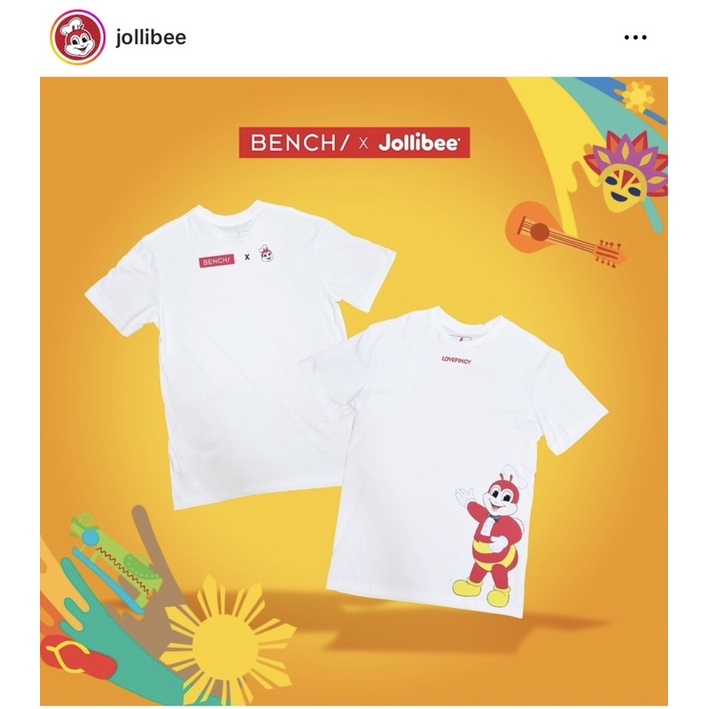 Jollibee x Bench Shirts (Jollibee Collectible Merchandise) Jollibee Toys “Jollibee Bench Shirt