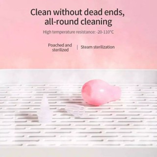 Silicone Baby Nose Cleaner Pump Infant Sucker Nasal Vacuum Mucus Nasal Aspirator | precious babies #5