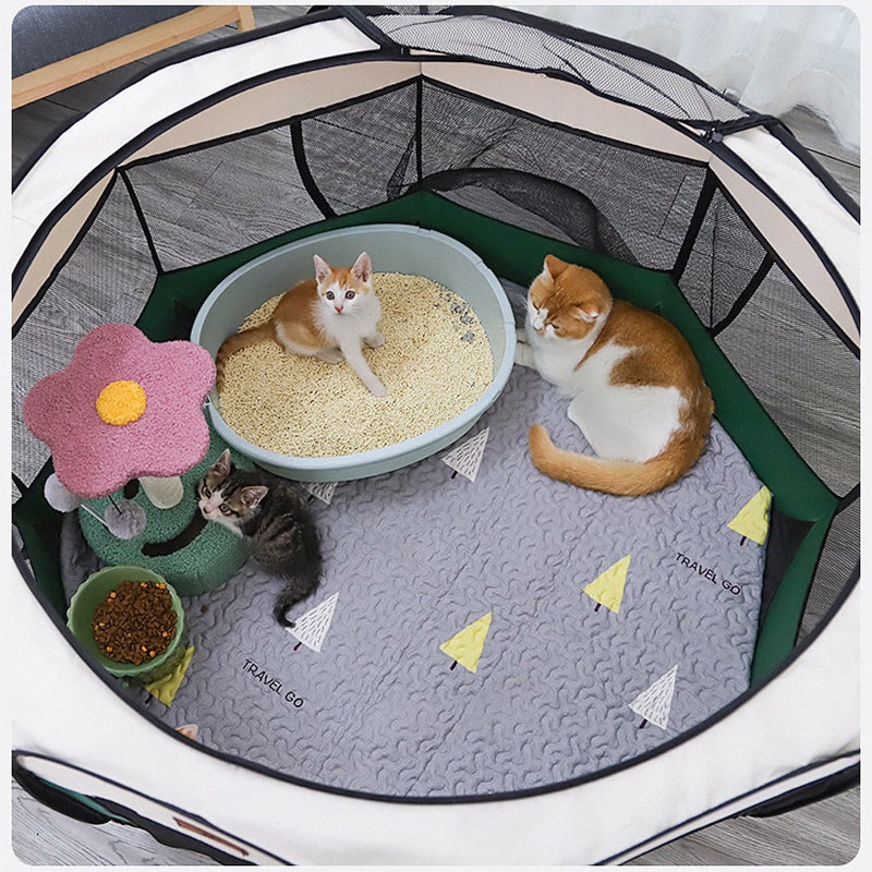 useful Cat Delivery Room Detachable Summer Pet Tent Outdoor Dog Bed Folding Dog Fance Cat Nest Dog #4