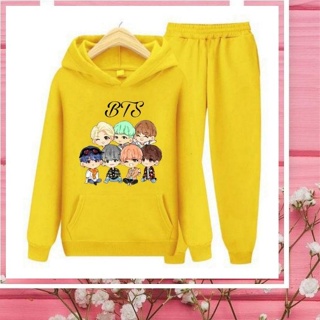 111.11 ️ Girls Long Sleeve Hoodie Sweater Suit And Long Pants Newest 2022girls Suit Korean Style Size S 4 5 6 Years M 7 8 9 Years XL 10 11 12 Years Old BTS Military army|Ra3 #1