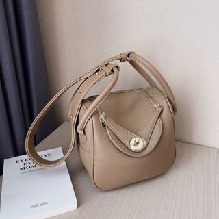 【Silk Road】sling bags for women mini ladies lindy  cowhide shoulder bag leather crossbody bag box shopper bag