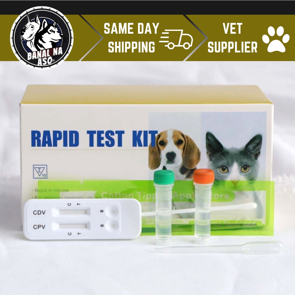 Distemper/Parvo Virus Dog Test Kit (2 in 1) COMBINED(100% accurate)(SAME DAY SHIPPING)