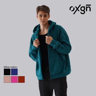 OXGN Generations Zip Up Hoodie For Men (Pink/Blue/Black/Rust/Green/Blush)