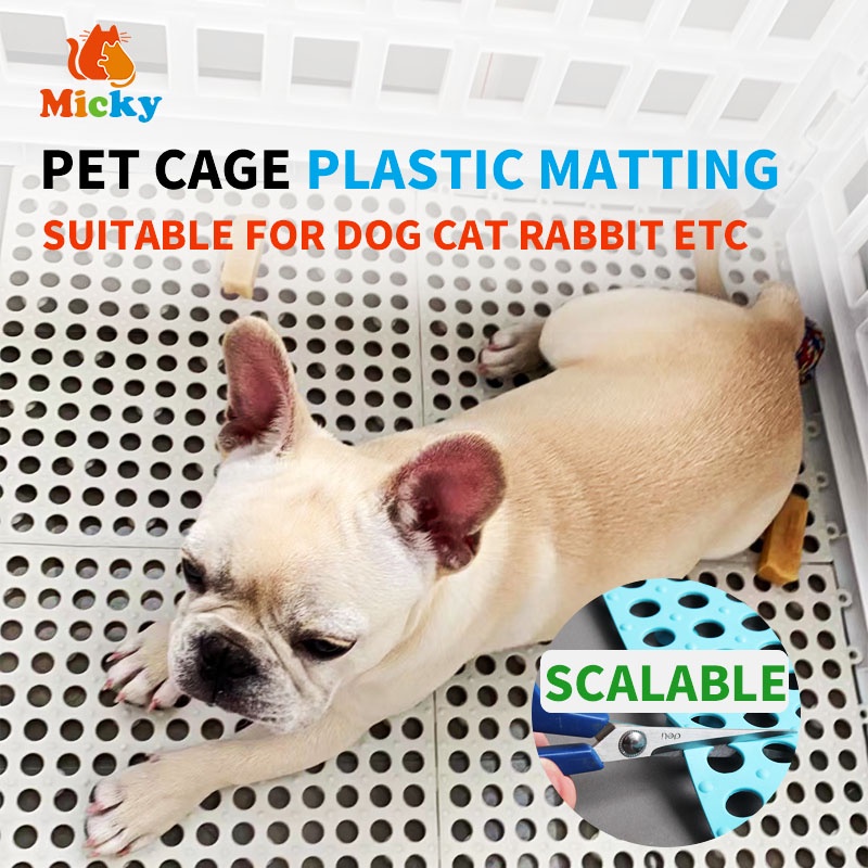 Multifunctional Splicing Plastic Matting for Dog Pet Dog Cat Pad Mesh