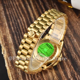 ROLEXs Watch for Women with Diamonds 36mm Automatic Gold Authentic 50m Waterproof Unisex 16233 OEM C #8