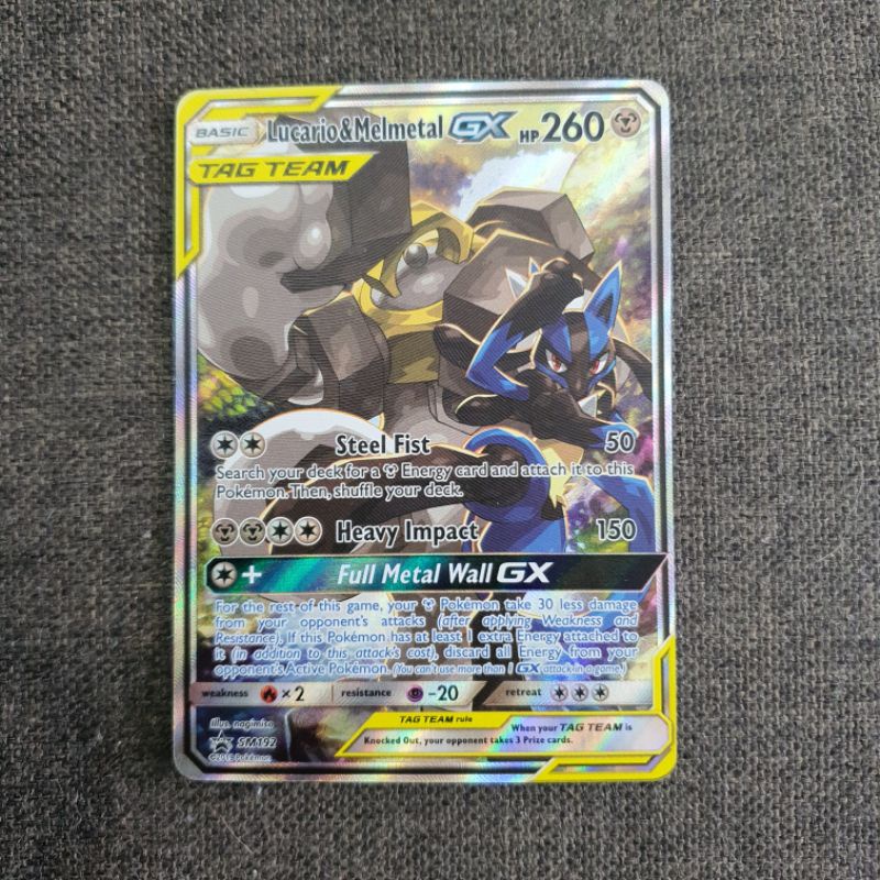 Pokemon TCG - Lucario & Melmetal GX Promo | Shopee Philippines