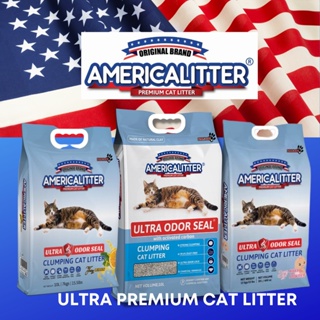 AmericaLitter brand original ultra premium cat litter sand 10L Ultra Odor seal cat litter sand 10L