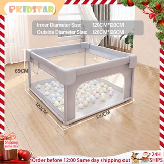 Ready Stock COD Baby Playpen Toddler Safety Fence Kids Activity Center Play Area Breathable Mesh #7