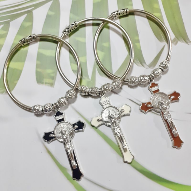 【Hot sale】Benedictine Cross Door Hanger Cross with St Benedict medal door hanger door hangers for pr