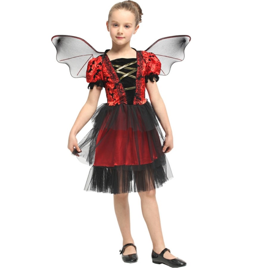 Bat Tutu Red dress costume kid halloween costume Child BAT | Shopee ...