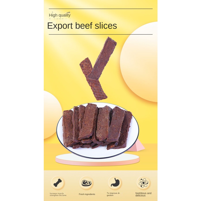 HOT●Beef jerky. Beef cubes. Beauty hair protects the intestines and stomach. Calcium supplements t #4