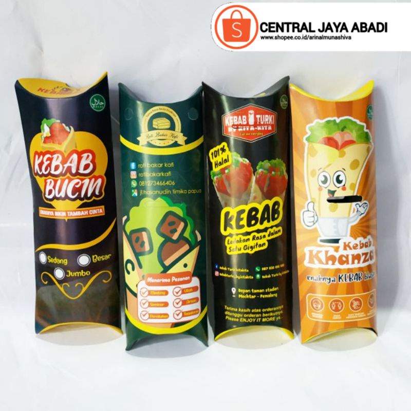 300 Sheets Of Pull KEBAB Paper Size 24x9.2 Quality! The Current VIRAL KEBAB Packaging Box