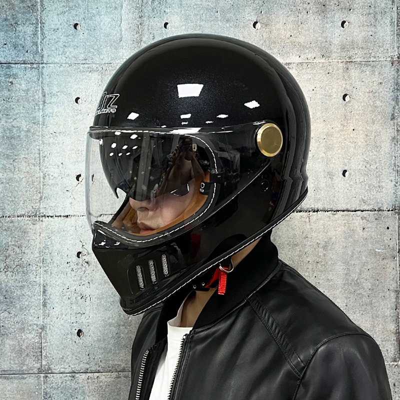 ORZ Motorcycle Helmet Retro Cruise Harley Latte Free Climbing Double