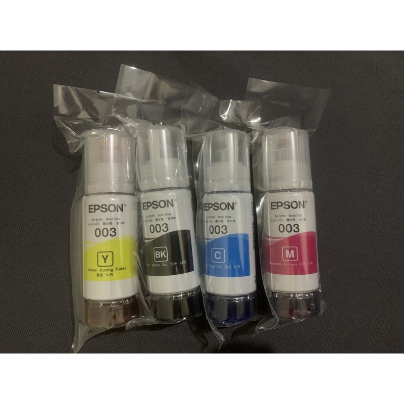 Epson 003 Original Ink Bottle Set Of 4 Colors Shopee Philippines 2769