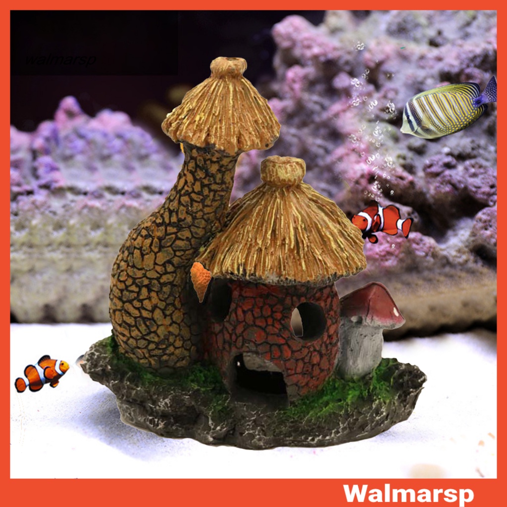 [WMP] Khaki Fish Hideout Craft for Office Fish Hideout Mushroom Shelter ...