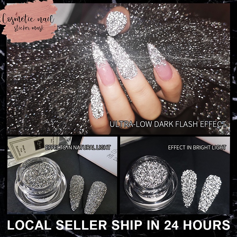 Nail glitter powder Nail Powder Glitters Shining Nail Powder Dark