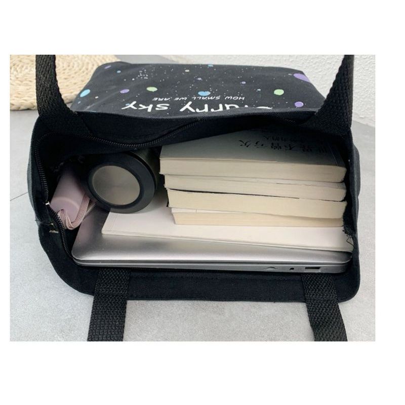 KOREAN TOTE BAG WITH ZIPPER Shopee Philippines