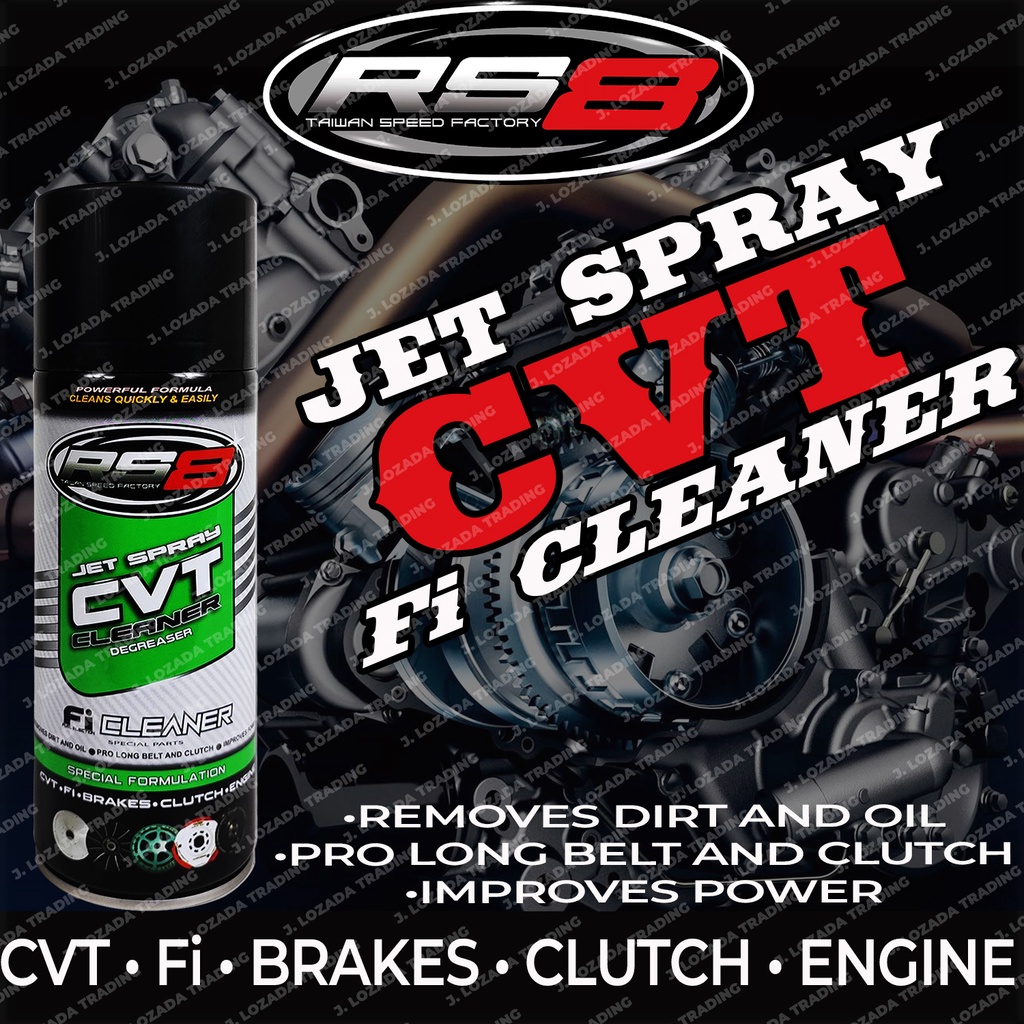 RS8 Jet Spray CVT Cleaner Degreaser Motor Parts Cleaner / Engine Components Cleaner / Engine