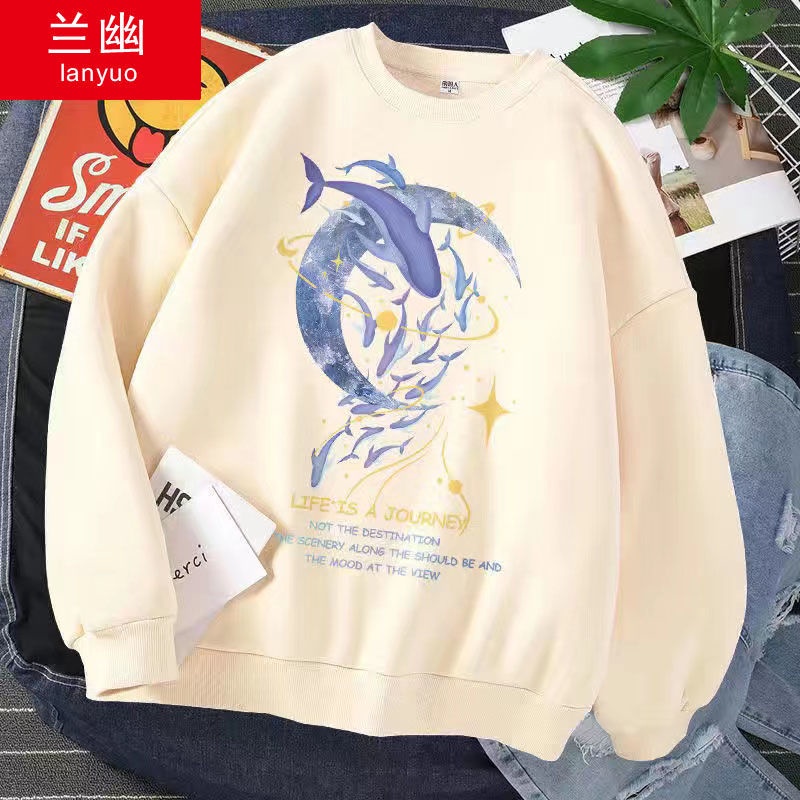 Sweatshirt ng mga bata ay manipisMga pang-itaas at taglagas na damit ng mga batang babae sa tagsibo