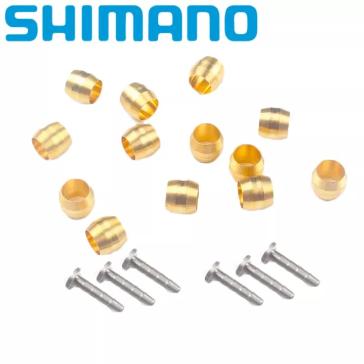 Lot De 10 Inserts Olive + 10 Inserts Connexion Pour Freins Vélo Shimano - Laiton - Compatible BH90