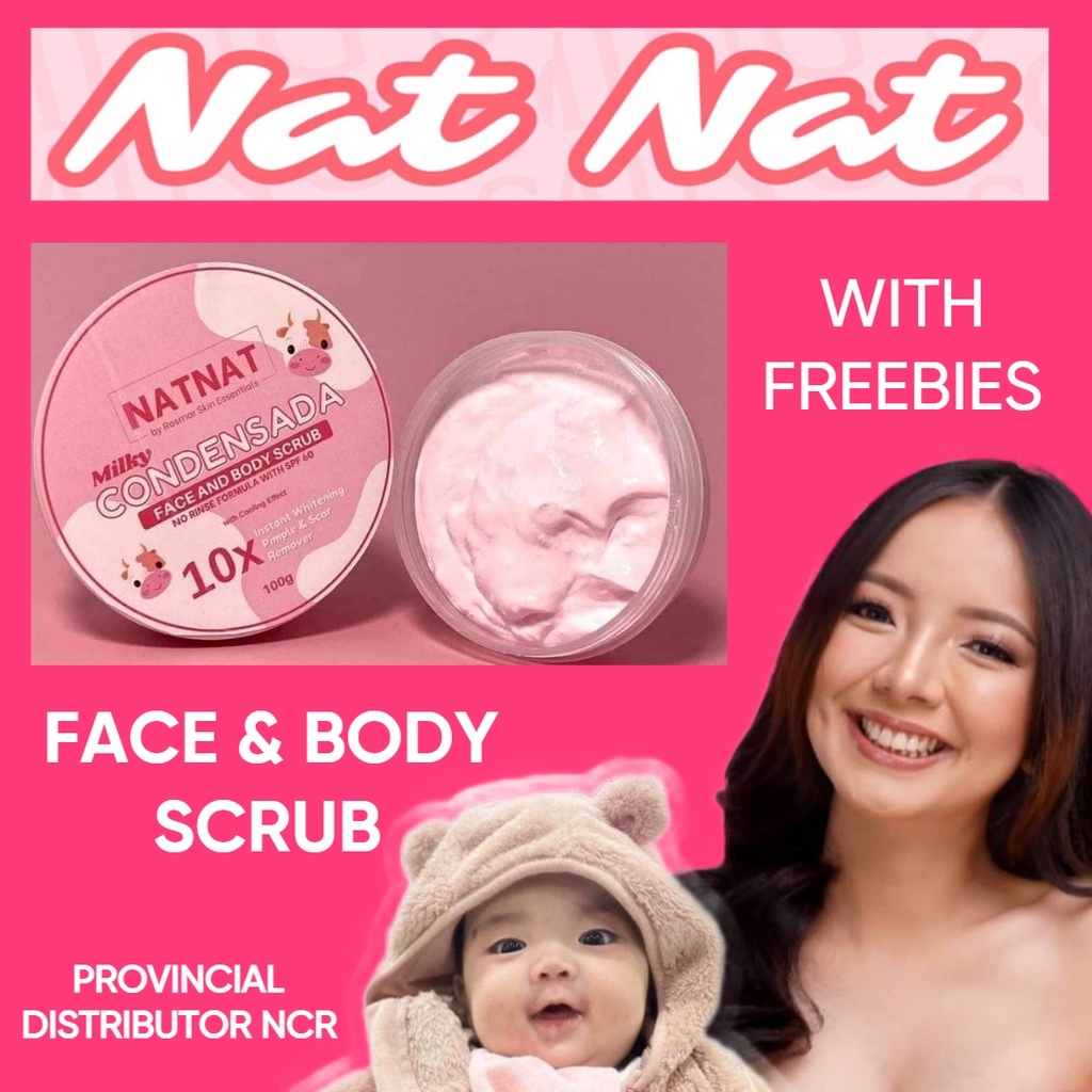 ON HAND NATNAT by Rosmar Face and Body Scrub Shopee Philippines