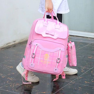 Children Trolley Bag For Kids Girl Grade 1-9 Students Backpack Trolley Case Schoolbag Large Capacity #9