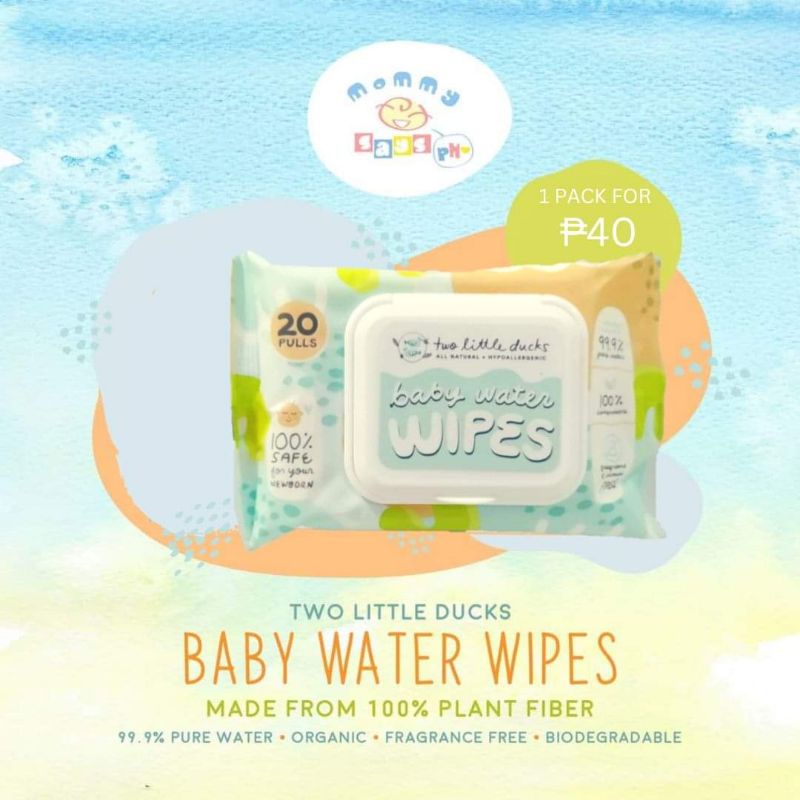 TWO LITTLE DUCKS BABY DIAPER WIPES 20PULLS/PACK Shopee Philippines
