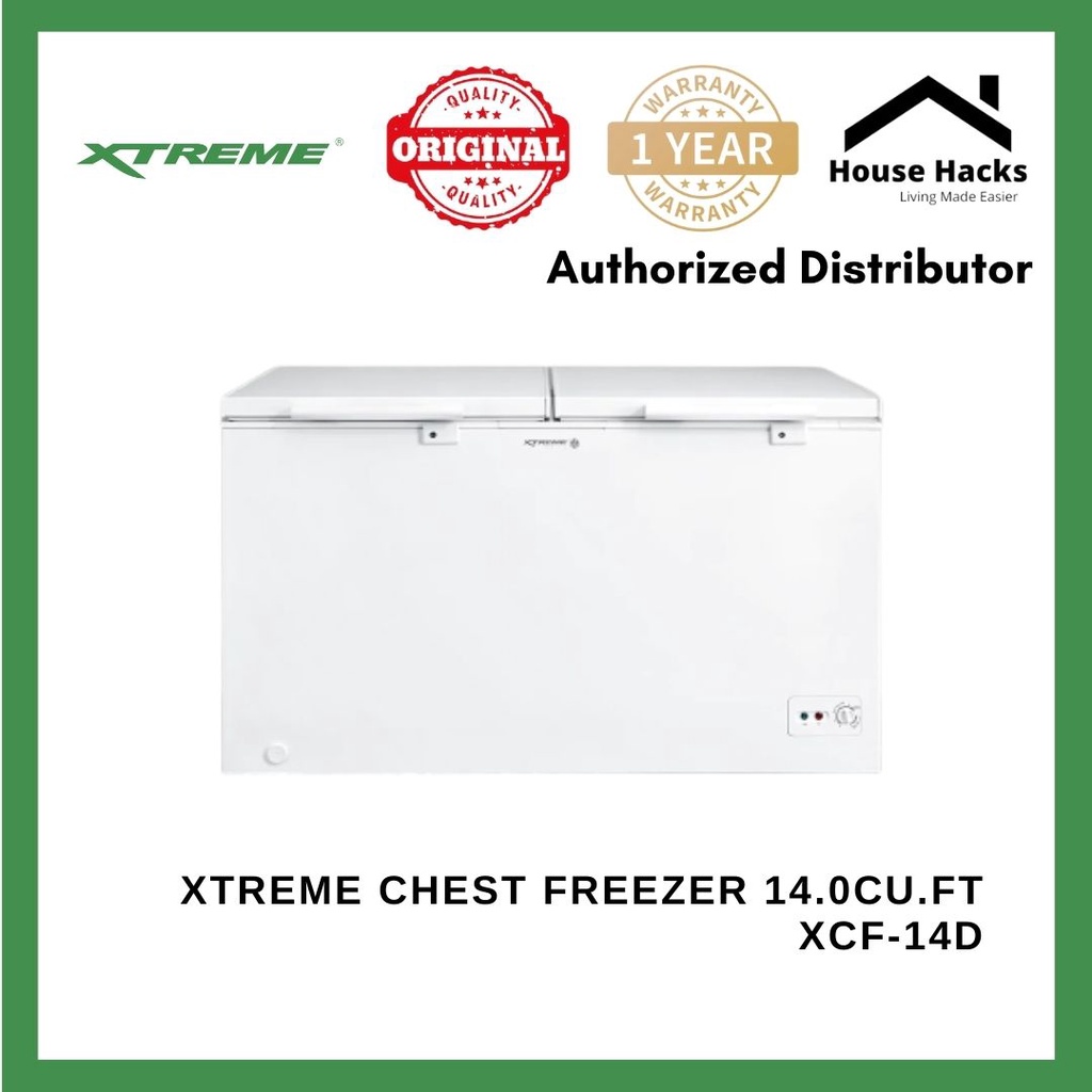 Xtreme Chest freezer 14.0CU.FT XCF14D (House Hacks) Shopee Philippines