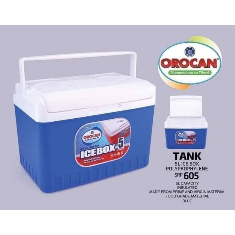 OROCAN ICE BOX 5liters koolit insulated ice box 2olors only Shopee