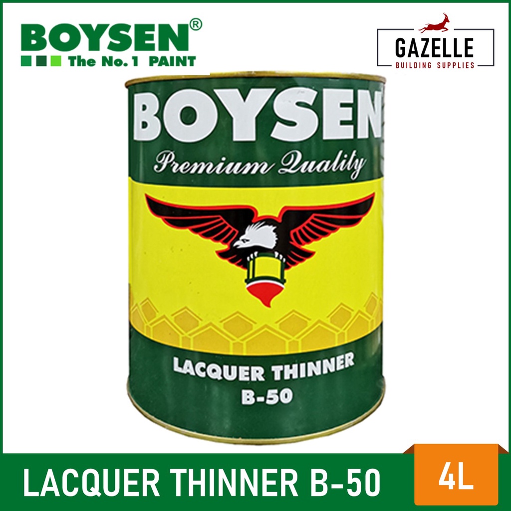 Boysen Lacquer Thinner B50 4L Shopee Philippines