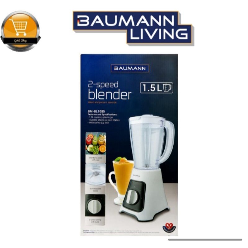 BAUMANN 2SPEED BLENDER Shopee Philippines