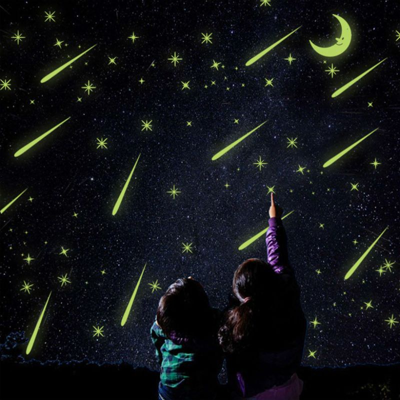 Shopee shop new wall decor meteor shower luminous. - UniTop