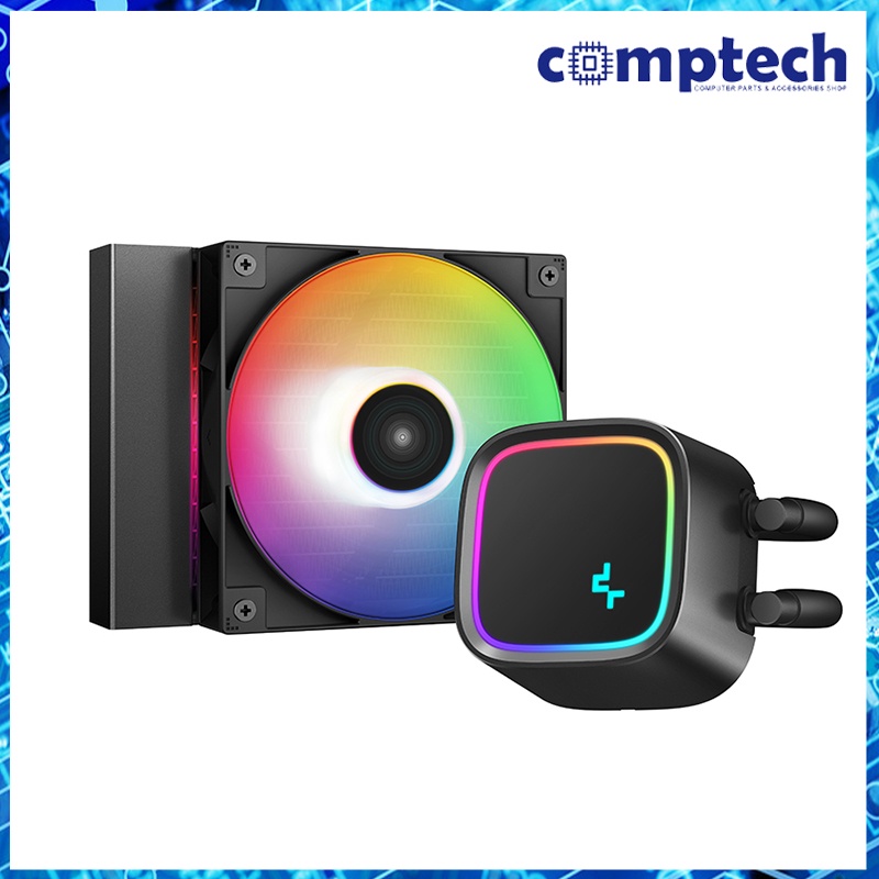 Deepcool LE3001x 120mm , LE500 2x 120mm AIO CPU Cooler with AntiLeak Technology, 6 Color LED