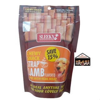 Sleeky Chewy Snack STRAP –Lamb Flavor 175g CODIn stock