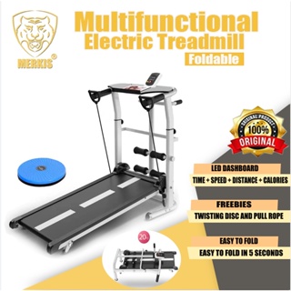 Household Adjustable Slope Treadmill Multifunctional electric Treadmill Foldable Walking Machine