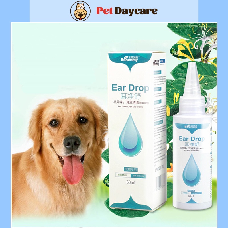 ️️Pet Daycare 60ml Pet Eyes Drops Cat Dog Mites Odor Removal Ear Drops Infection Solution Treatment Cleaner #1