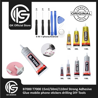 GK B7000 T7000 3ml/15ml Strong Adhesive Glue mobile phone stickers drilling DIY Tools