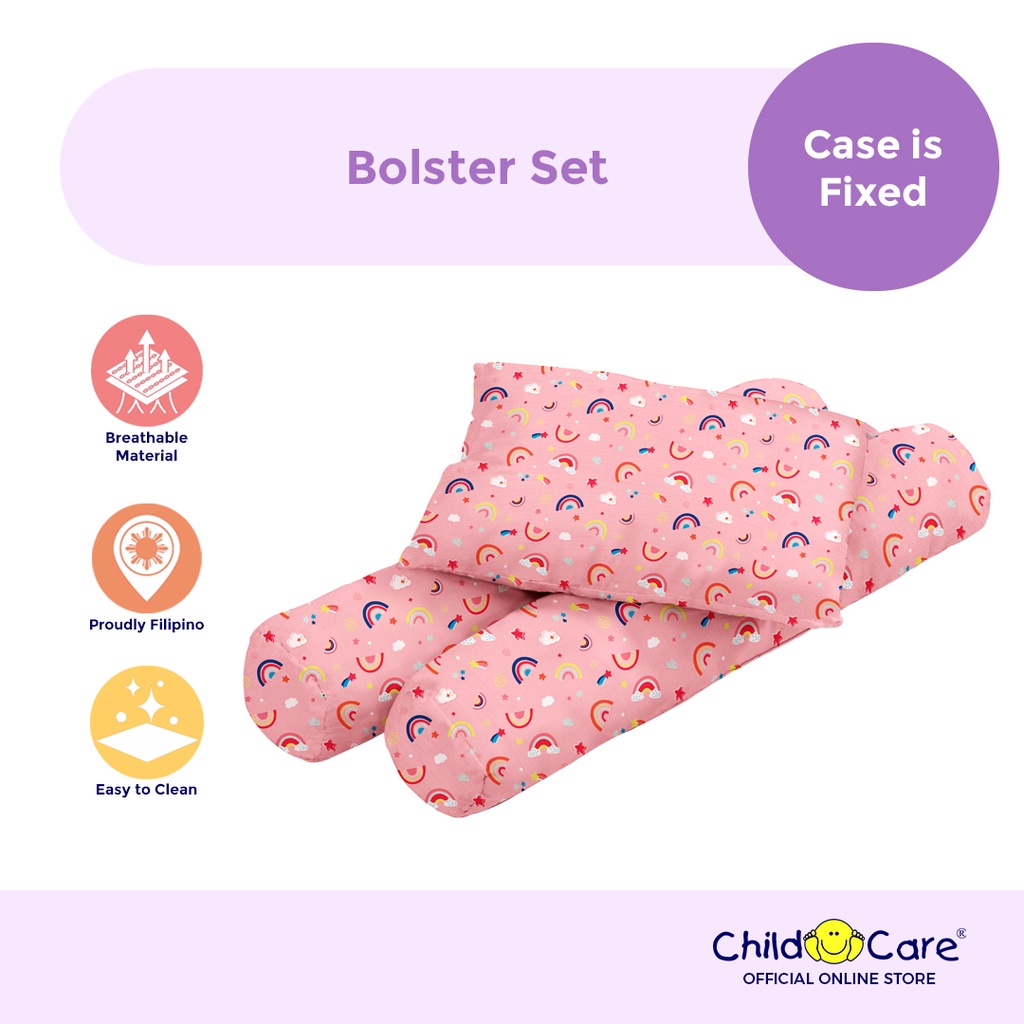 Child Care Bolster and Pillow set, 100 Cotton Shopee Philippines
