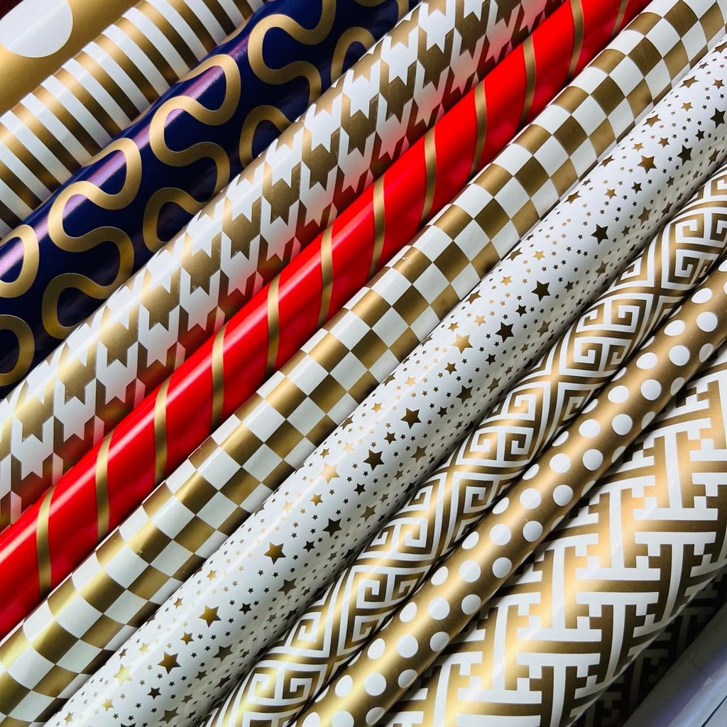 Coated/Glossy Gift Wrapper GOLD SERIES for All Occasion (SOLD PER SET