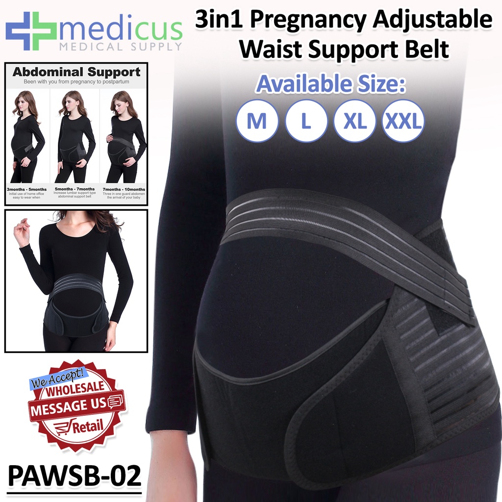 Medicus PAWSB02 Pregnant Women Belts Maternity Waist Care Abdomen