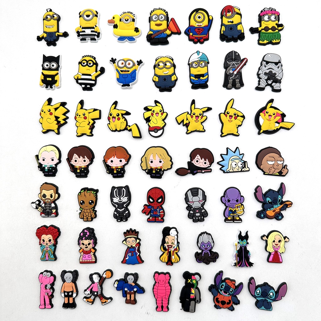 crocs jibbitz Anime Shoe Charms PVC Different unisexadult Shoe Charms